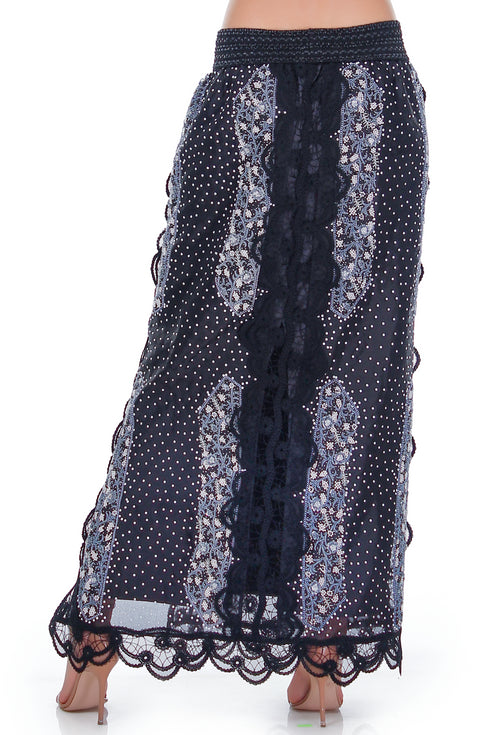 Fusta organza cu perle RM-9